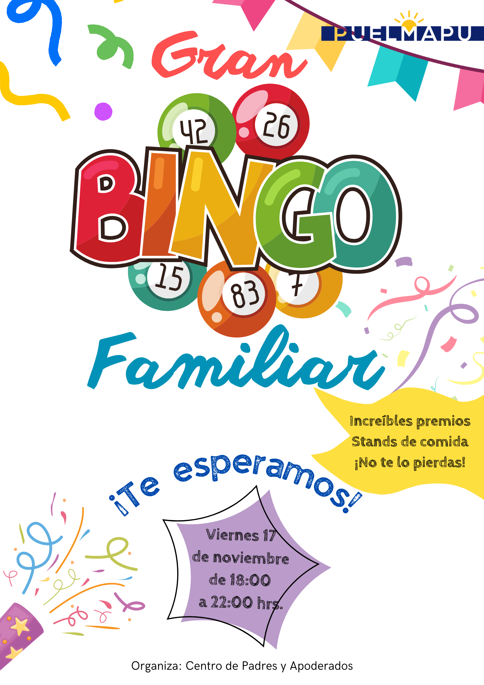 Gran Bingo Familiar: ¡No te lo puedes perder!